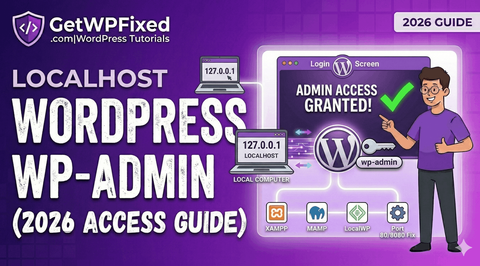 Troubleshooting localhost wordpress wp admin access on XAMPP and LocalWP