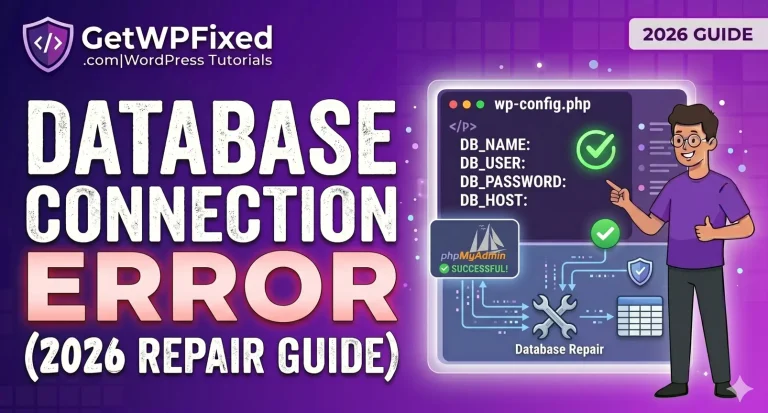 How to Fix Error Establishing a Database Connection