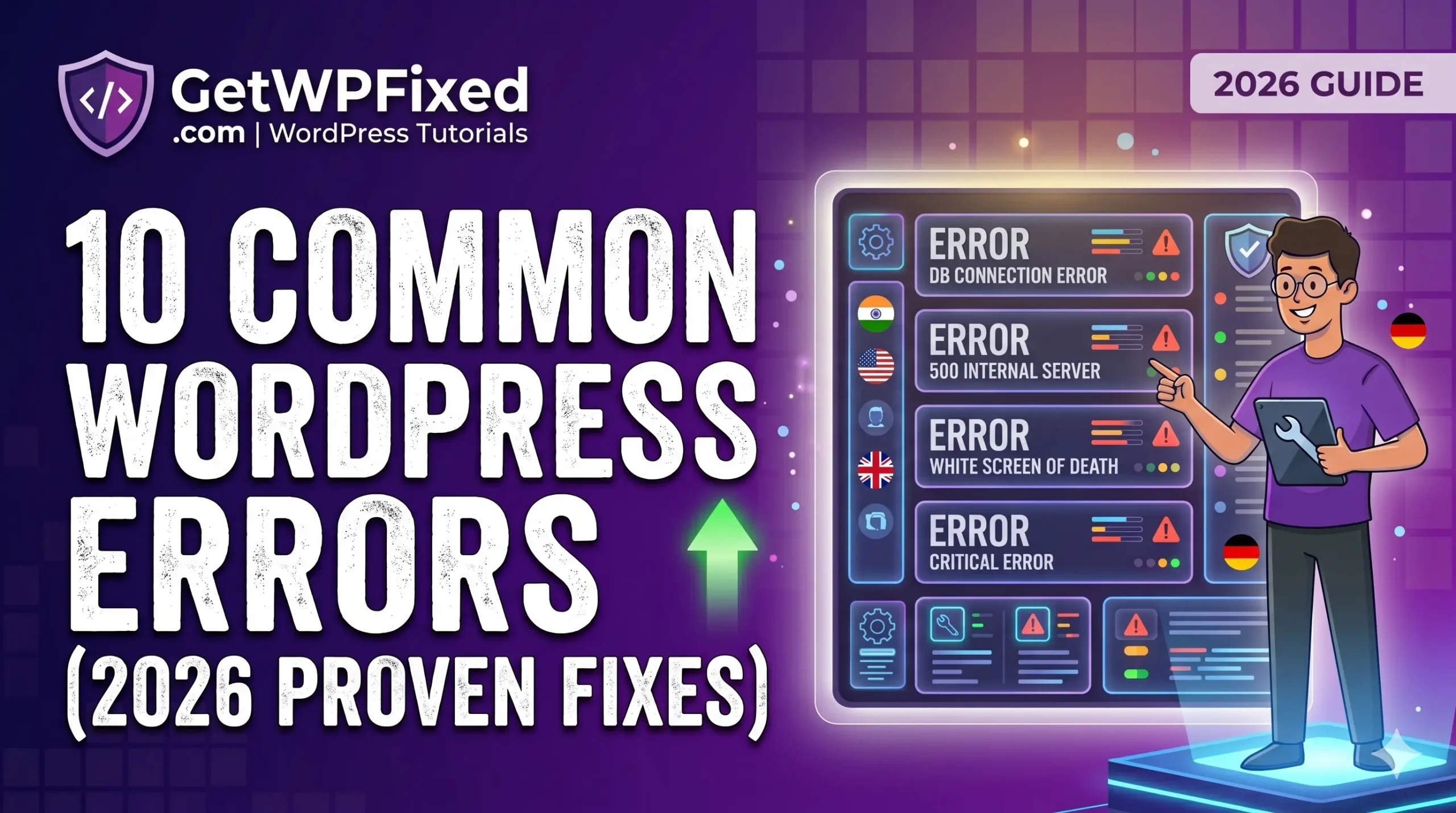 10 common wordpress errors